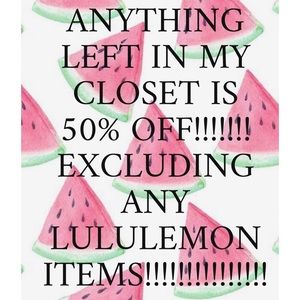 BIG BIG INVENTORY SALE!!!!